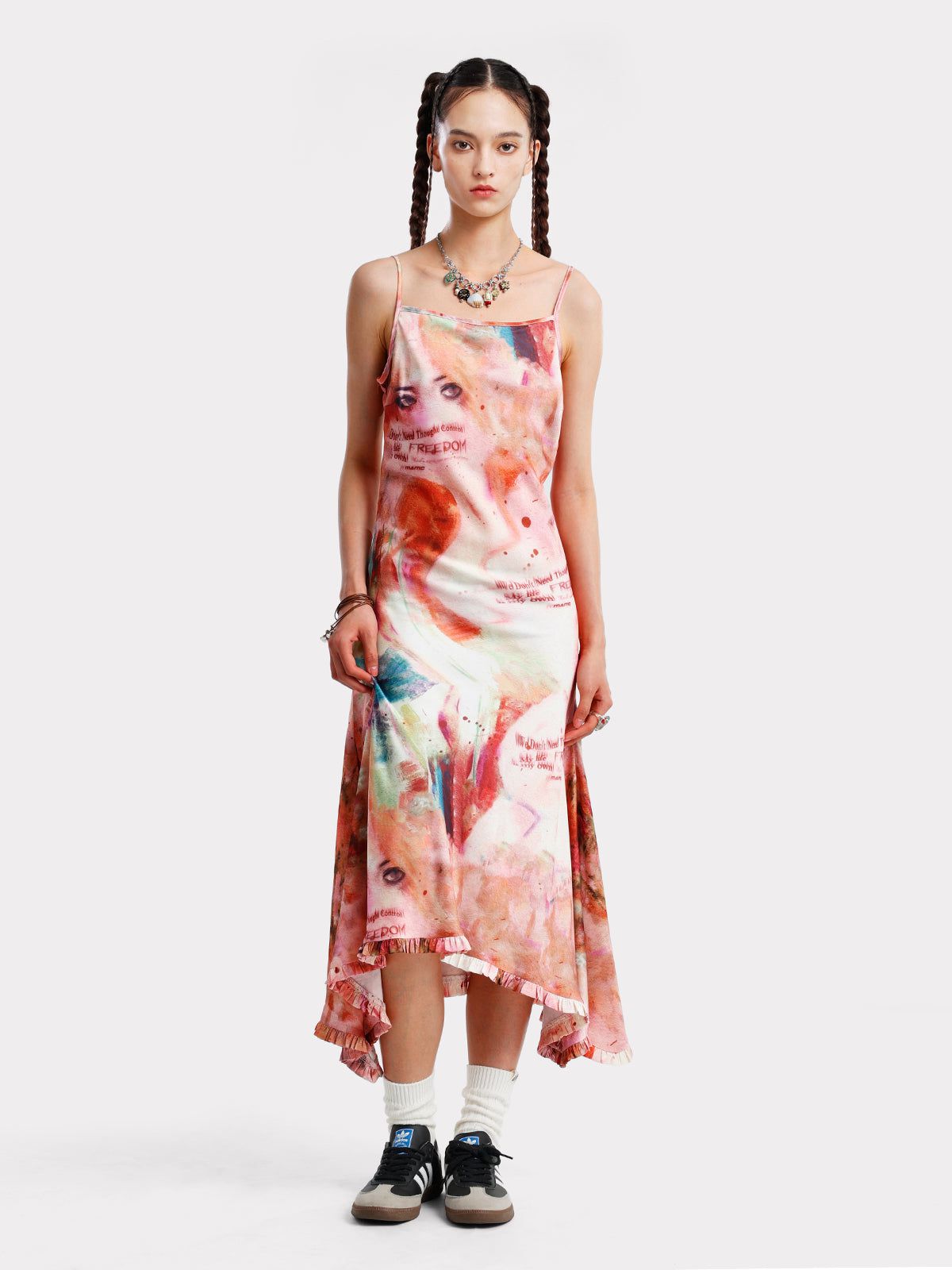 Aelfric Eden Oil Painting Dress - Image 4