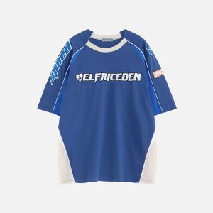 Aelfric Eden Embroidery Racing Tee