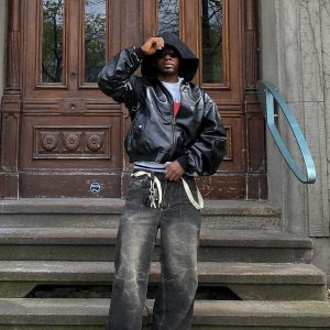 Aelfric Eden Hooded Bomber Jacket