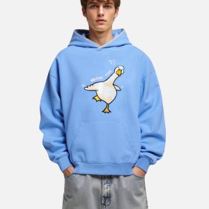 Aelfric Eden Towel Embroidery Duck Pullover Hoodie