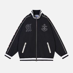 Aelfric Eden Ship Anchor Graphic Jacket