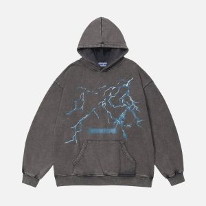 Aelfric Eden Lightning Graphic Hoodie
