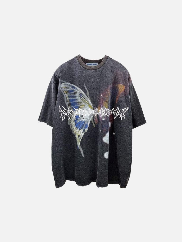 Aelfric Eden Irregular Butterfly Graphic Tee