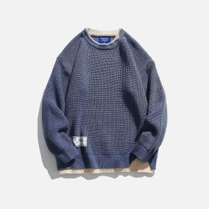 Aelfric Eden Waffle Layered Sweater