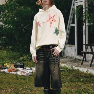 Aelfric Eden Graffiti Star Graphic Pullover Hoodie
