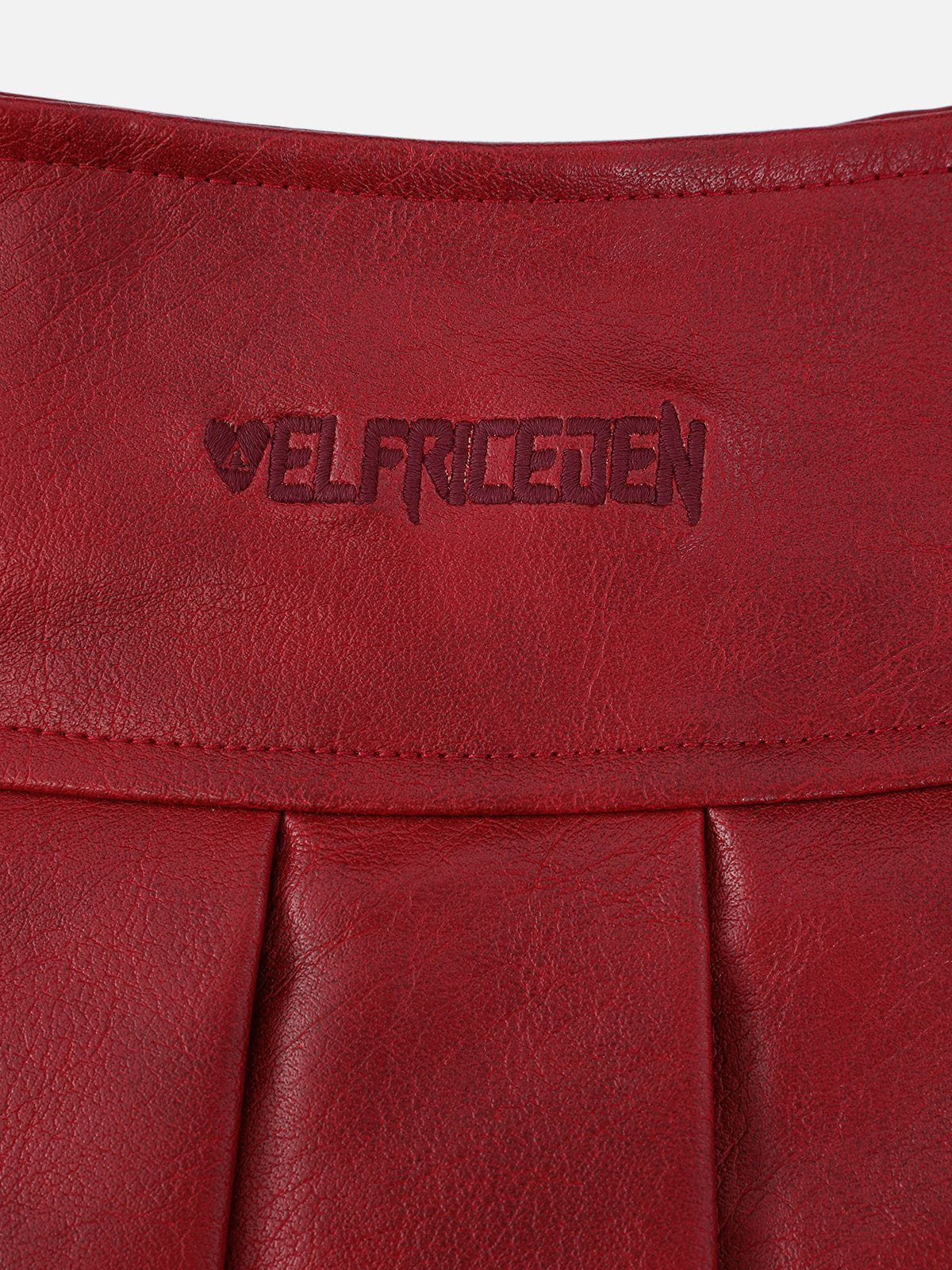 Aelfric Eden Slant Faux Leather Skirt - Image 7