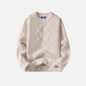Aelfric Eden Solid Color Crew Neck Sweater US only