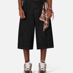 Aelfric Eden Detachable Kerchief Baaggy Longline Jorts