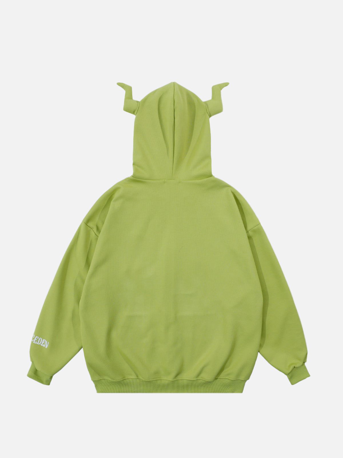 Aelfric Eden Horn Design Flocking Spider Zip Up Hoodie - Image 14