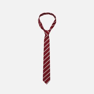 Angora Red Stripe Necktie