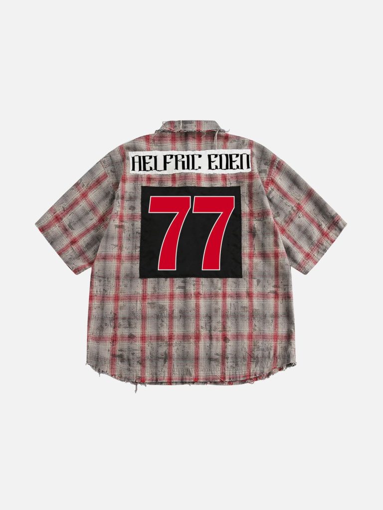 Aelfric Eden 77 Graphic Plaid Shirt