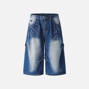 Aelfric Eden Bead Embellished Longline Jorts