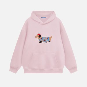 Aelfric Eden Cartoon Dachshund Hoodie