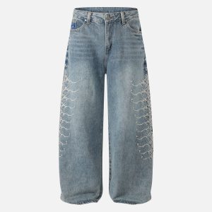 Aelfric Eden Rivet Embroidery Washed Jeans