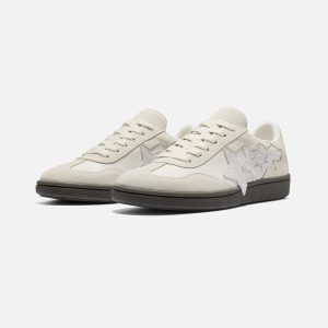 [Pre-Order] Triple Star Embroidery Gum Sole Skate Shoes