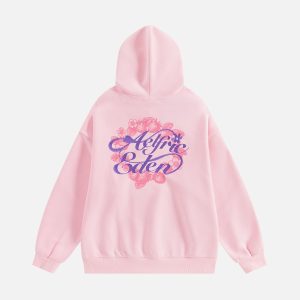 Aelfric Eden Strawberry Floral Pullover Hoodie