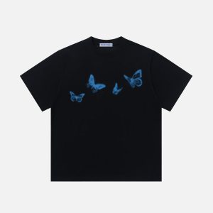 Aelfric Eden Blurring Butterfly Print Tee