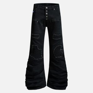 Aelfric Eden Distressed Bootcut Jeans