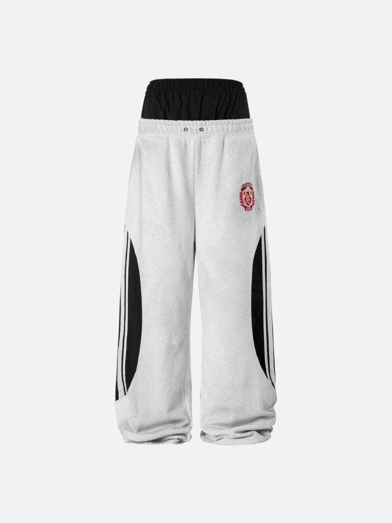 [Pre-Order]Aelfric Eden Double Waist Two Layer Baaggy Sweatpants