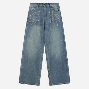 Aelfric Eden Square Rivet Jeans