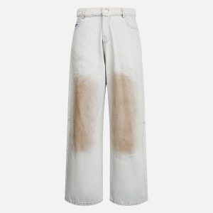 Aelfric Eden Polar Fleece Waist Mud Dyeing Jeans