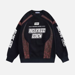 Aelfric Eden Leopard Racing Sweatshirt