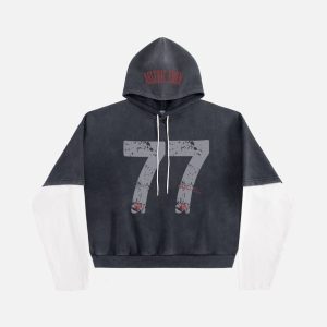 Aelfric Eden 77 Two Layer Boxy Pullover Hoodie