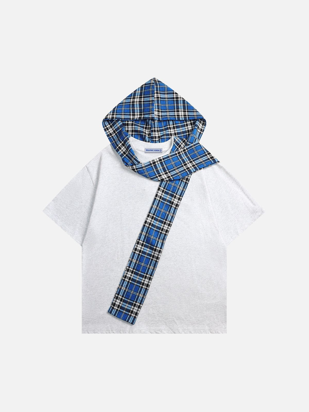 Aelfric Eden Plaid Detachable Hooded Tee