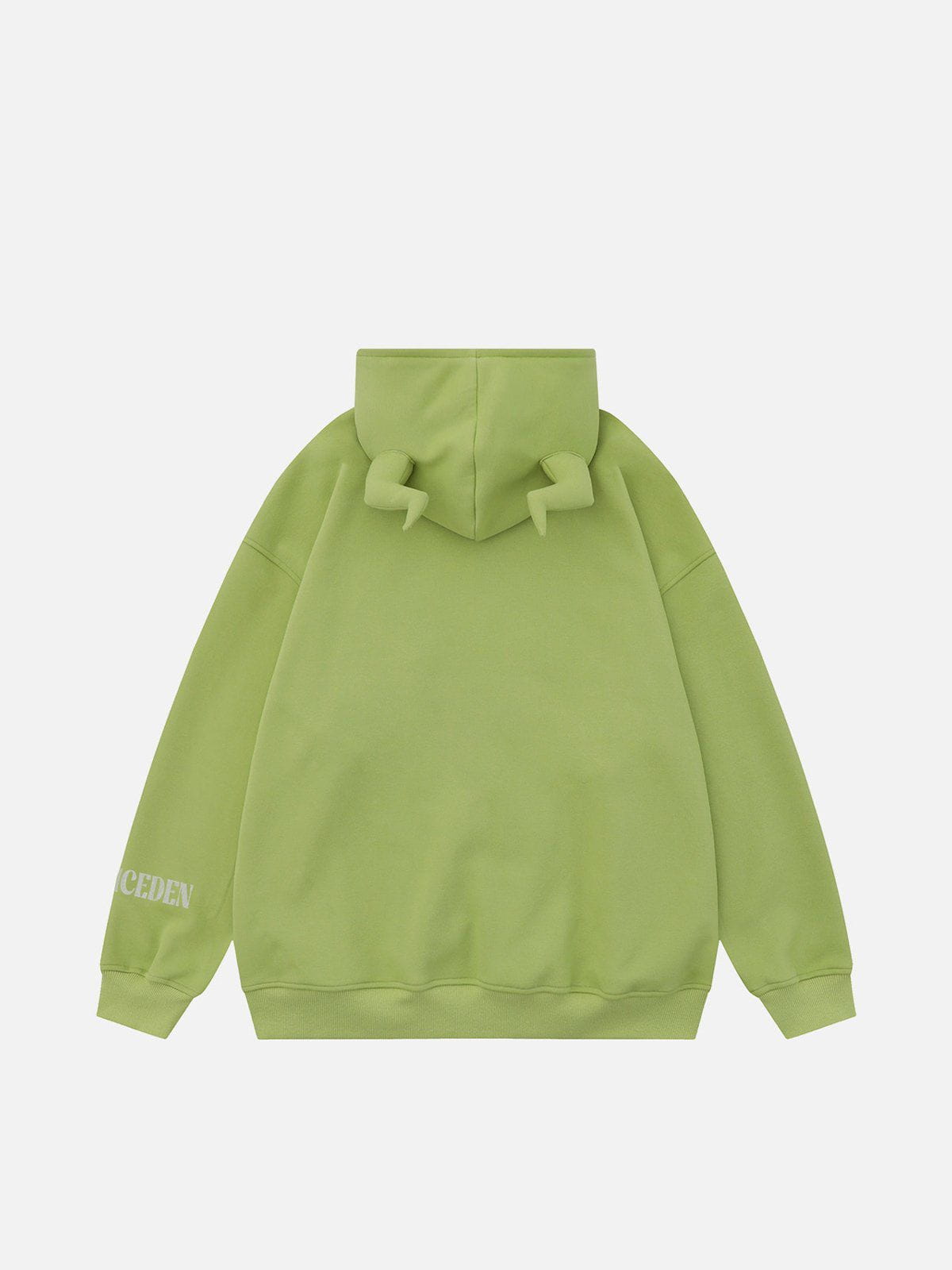 Aelfric Eden Horn Design Flocking Spider Zip Up Hoodie - Image 15