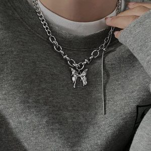 Aelfric Eden Butterfly Pendant Necklace