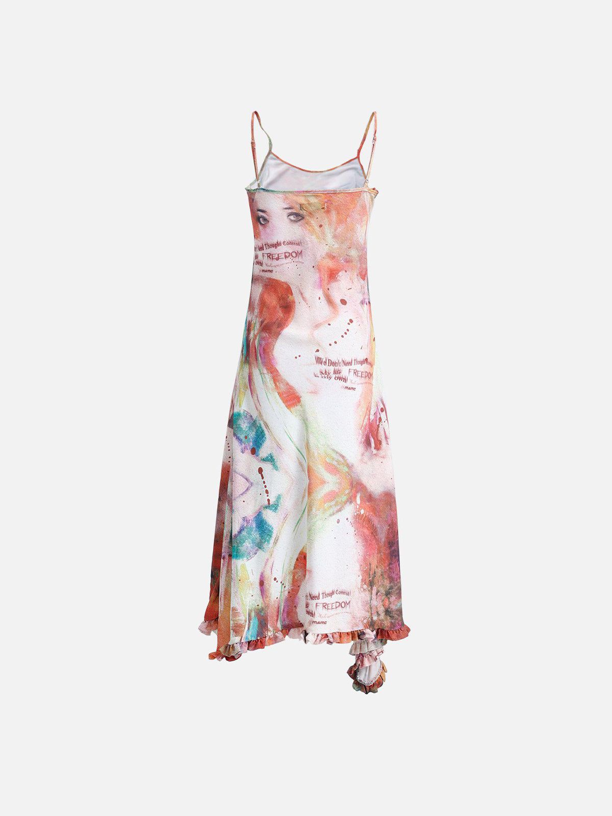 Aelfric Eden Oil Painting Dress - Image 5