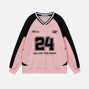 Aelfric Eden Color Blocking Racing Sweatshirt