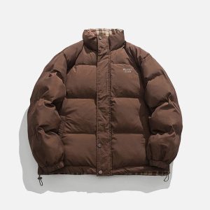 Aelfric Eden Plaid Reversible Coat