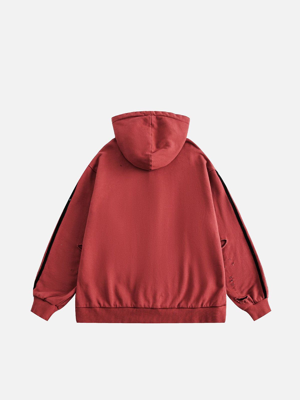 Aelfric Eden Embroidery Zip Up Hoodie - Image 2