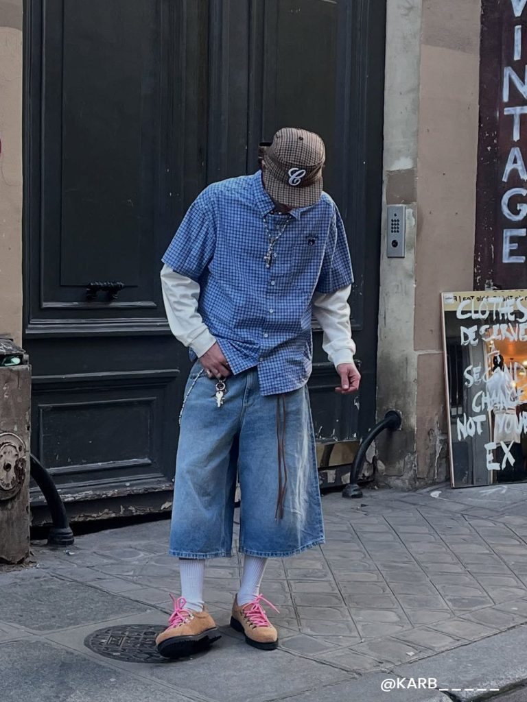 Aelfric Eden Plaid Layered Long Sleeve Shirt