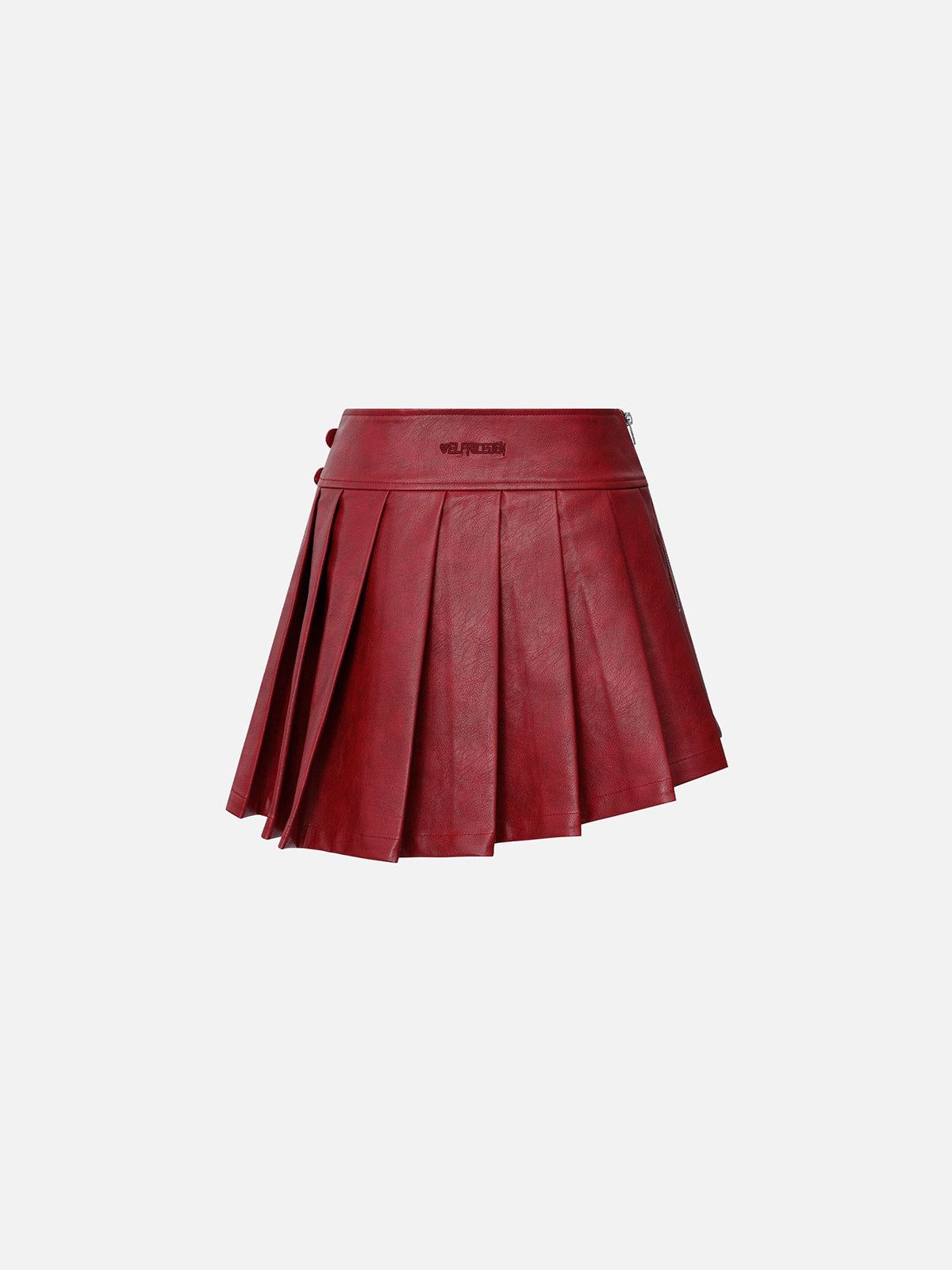 Aelfric Eden Slant Faux Leather Skirt - Image 4