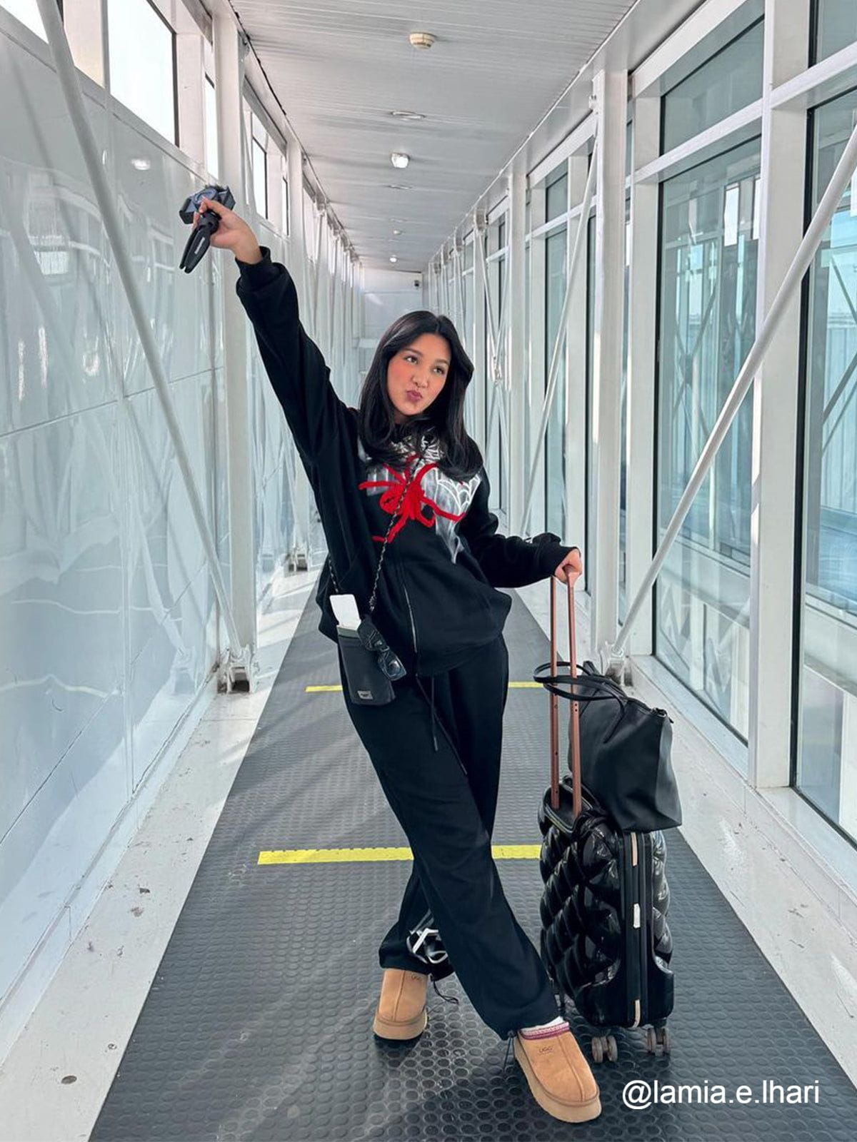 Aelfric Eden Horn Design Flocking Spider Zip Up Hoodie - Image 8