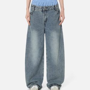 Aelfric Eden Double Waist  Baggy Jeans