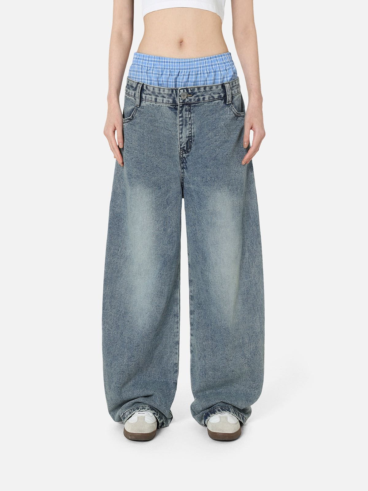 Aelfric Eden Double Waist Baggy Jeans