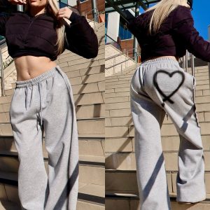 Aelfric Eden Graffiti Heart Baaggy Sweatpants